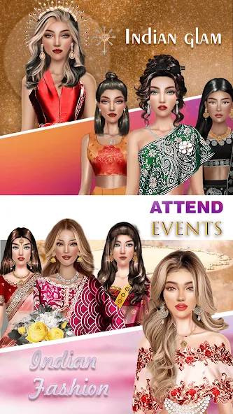Скачать Makeup, Fashion Dress up Games MOD APK — Безлимитные деньги и все наряды — скриншот 5