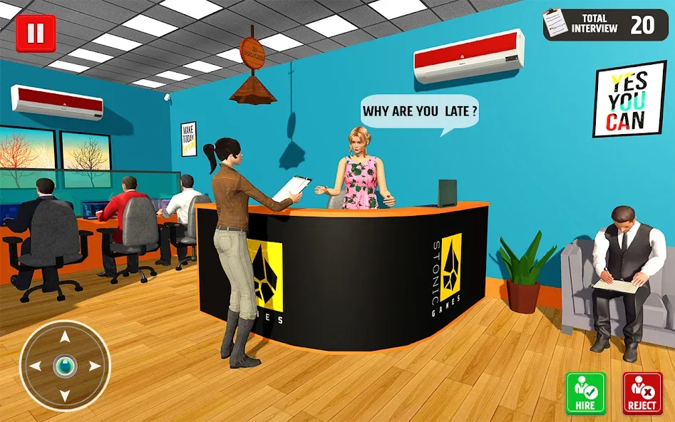 Virtual HR Manager Job Games (Мод Безлимитные деньги и все уровни открыты) — скриншот 3