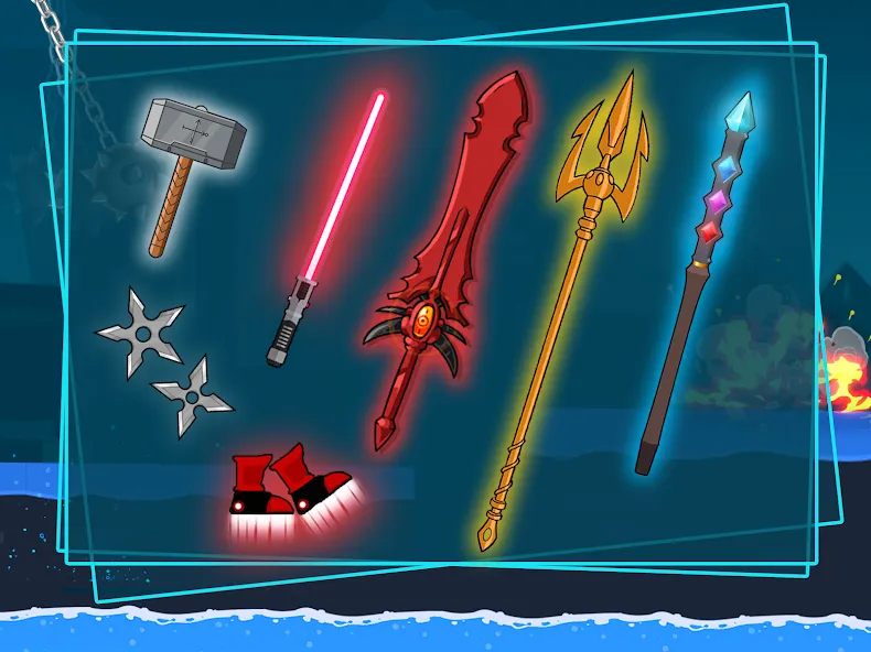 Скачать Stick-man Fighting Games на Андроид — Безлимитные деньги и урон — скриншот 3
