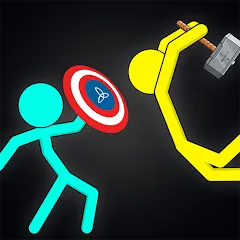 Скачать Stick-man Fighting Games на Андроид — Безлимитные деньги и урон