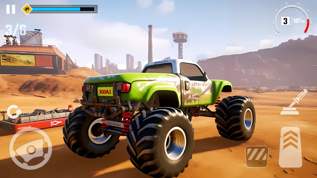 Скачать 4x4 Monster Truck Racing Games — Безлимитные деньги и все машины — скриншот 1