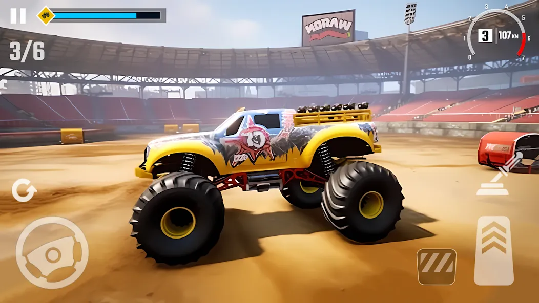 Скачать 4x4 Monster Truck Racing Games — Безлимитные деньги и все машины — скриншот 2