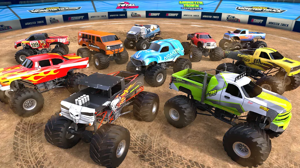 Скачать 4x4 Monster Truck Racing Games — Безлимитные деньги и все машины — скриншот 3