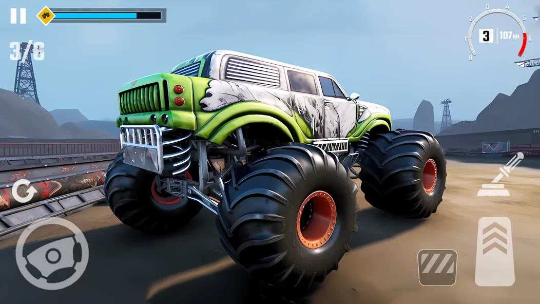 Скачать 4x4 Monster Truck Racing Games — Безлимитные деньги и все машины — скриншот 5
