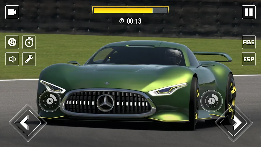 Drive Mercedes Benz Vision Car на Андроид — Мод Безлимитные деньги и топливо — скриншот 3