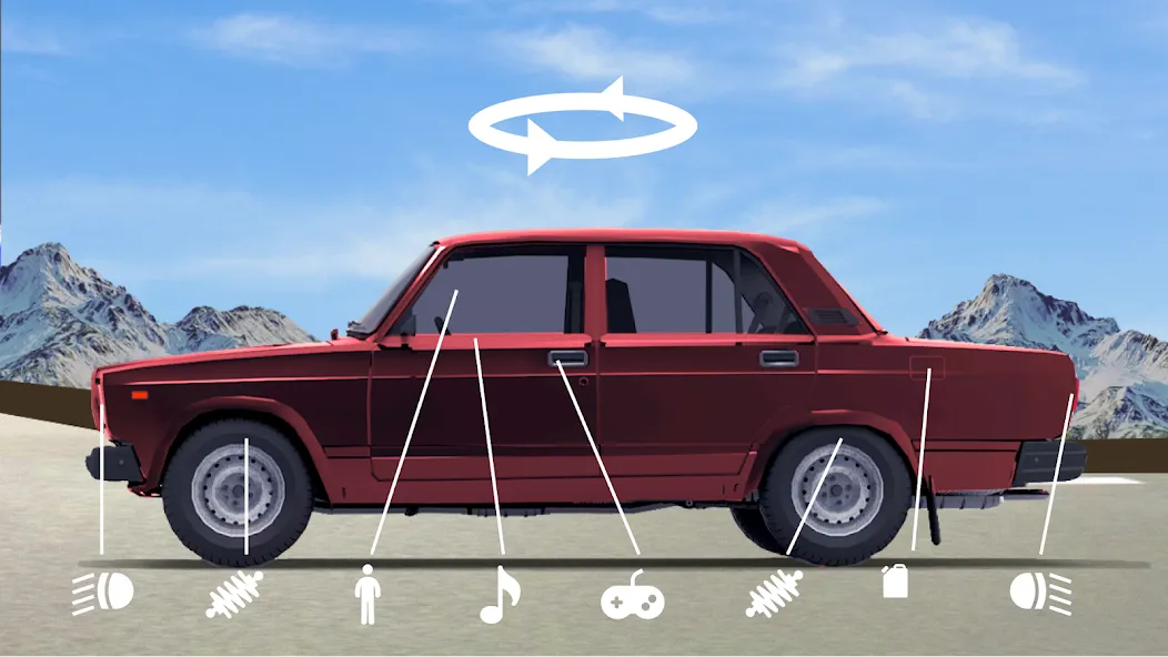 Drive Classic VAZ 2107 Parking — Безлимитные деньги и топливо — скриншот 2 Drive Classic VAZ 2107 Parking — Безлимитные деньги и топливо — скриншот 2
