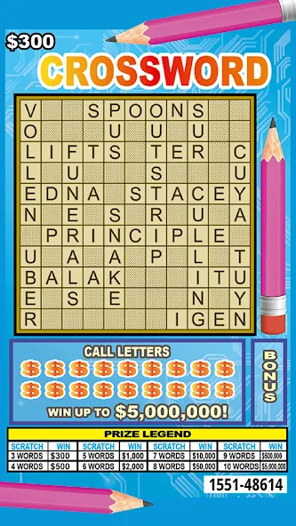 Scratch Off Lottery Scratchers (Мод Безлимитные билеты и мгновенные выигрыши) — скриншот 1