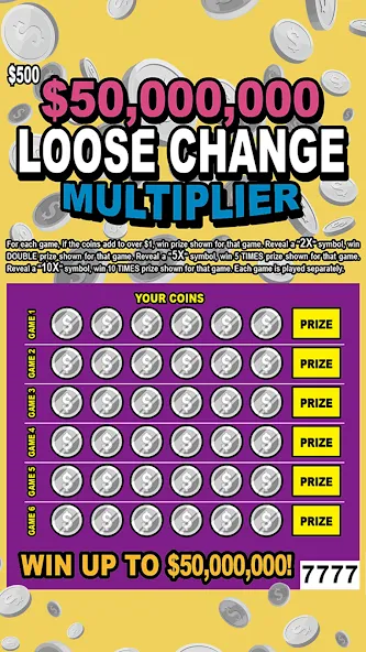 Scratch Off Lottery Scratchers (Мод Безлимитные билеты и мгновенные выигрыши) — скриншот 2