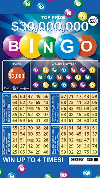 Scratch Off Lottery Scratchers (Мод Безлимитные билеты и мгновенные выигрыши) — скриншот 3