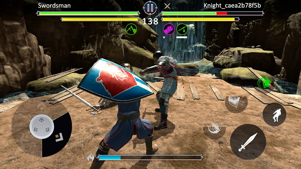 Скачать взломанную Knights Fight 2: New Blood — Безлимитные деньги и энергия — скриншот 1