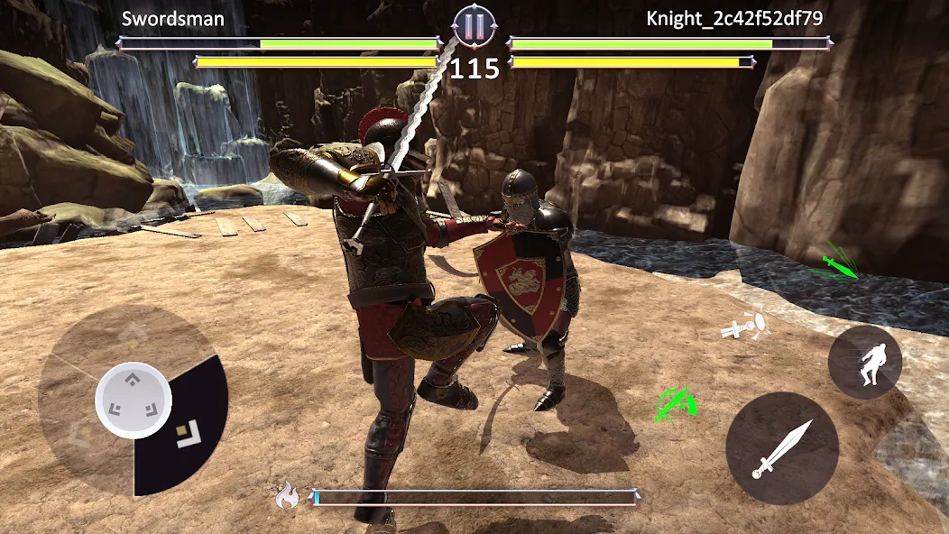 Скачать взломанную Knights Fight 2: New Blood — Безлимитные деньги и энергия — скриншот 4
