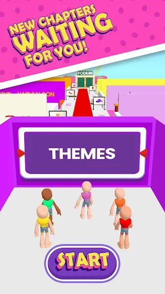 Скачать взлом Fashion Famous - Dress Up Game на Андроид — Безлимитные монеты и все наряды — скриншот 2