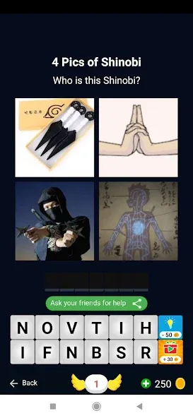 Скачать взломанную 4 Pics 1 Shinobi part 1 — Без рекламы и все уровни открыты — скриншот 1