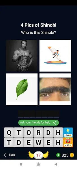 Скачать взломанную 4 Pics 1 Shinobi part 1 — Без рекламы и все уровни открыты — скриншот 3