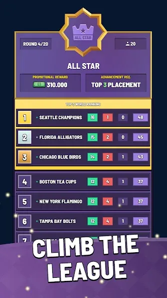 Blitz Football Franchise 2024 MOD — Безлимитные деньги и энергия на Андроид — скриншот 5 Blitz Football Franchise 2024 MOD — Безлимитные деньги и энергия на Андроид — скриншот 5