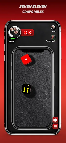 Phone Dice™ Street Dice Game — Без рекламы и бесконечные броски — скриншот 2