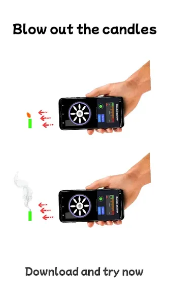 Скачать Blower - Candle Blower Lite на телефон — Без рекламы и бесконечный воздух — скриншот 3