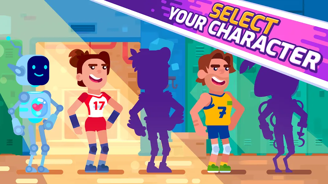 Volleyball Challenge 2024 MOD APK на Android — Безлимитные деньги и энергия — скриншот 4