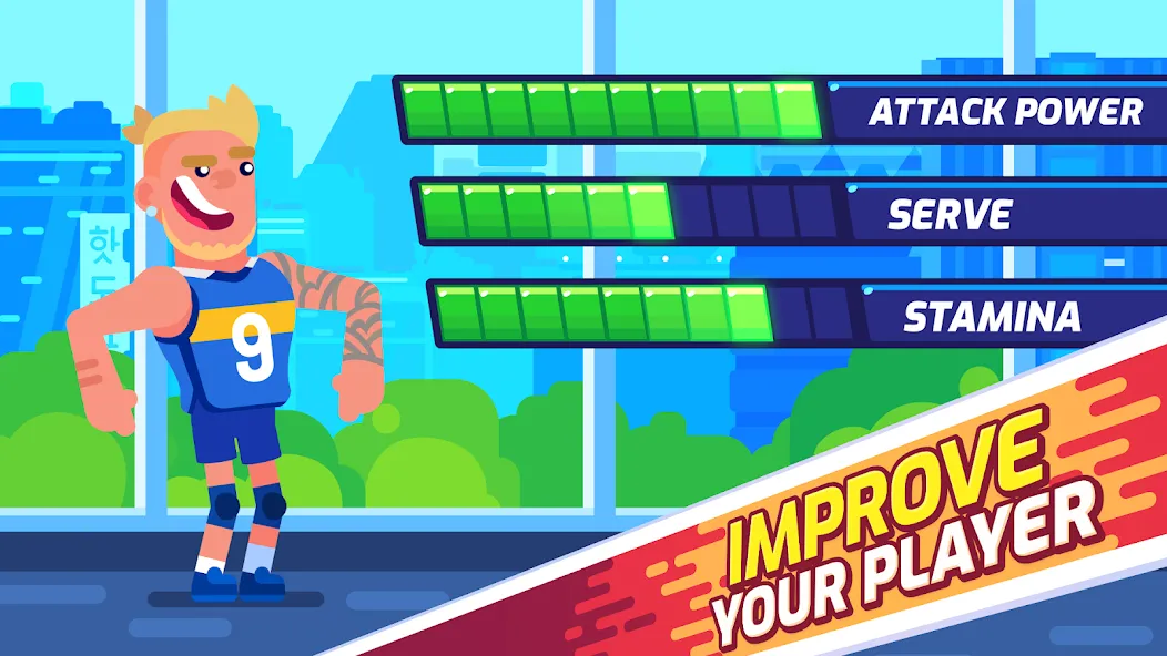 Volleyball Challenge 2024 MOD APK на Android — Безлимитные деньги и энергия — скриншот 5
