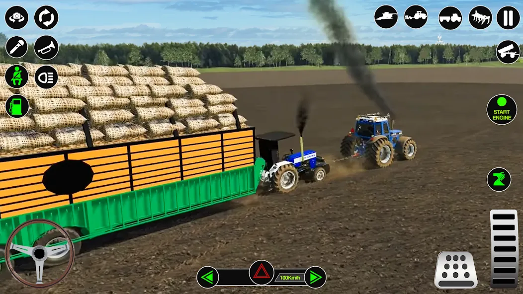 Скачать Farming Tractor Simulator Game на Android — Безлимитные деньги и топливо — скриншот 2 Скачать Farming Tractor Simulator Game на Android — Безлимитные деньги и топливо — скриншот 2