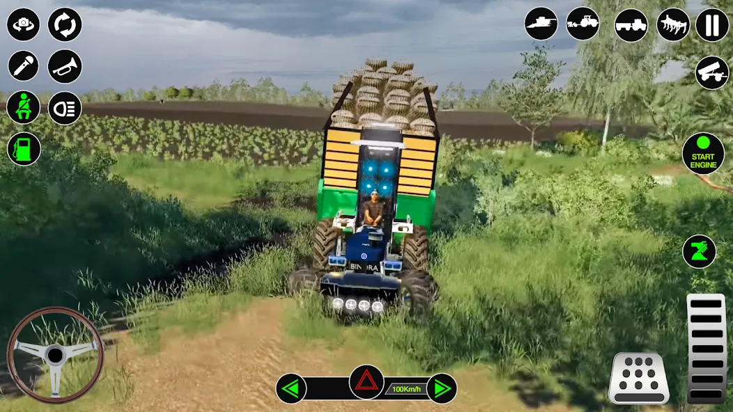 Скачать Farming Tractor Simulator Game на Android — Безлимитные деньги и топливо — скриншот 4 Скачать Farming Tractor Simulator Game на Android — Безлимитные деньги и топливо — скриншот 4
