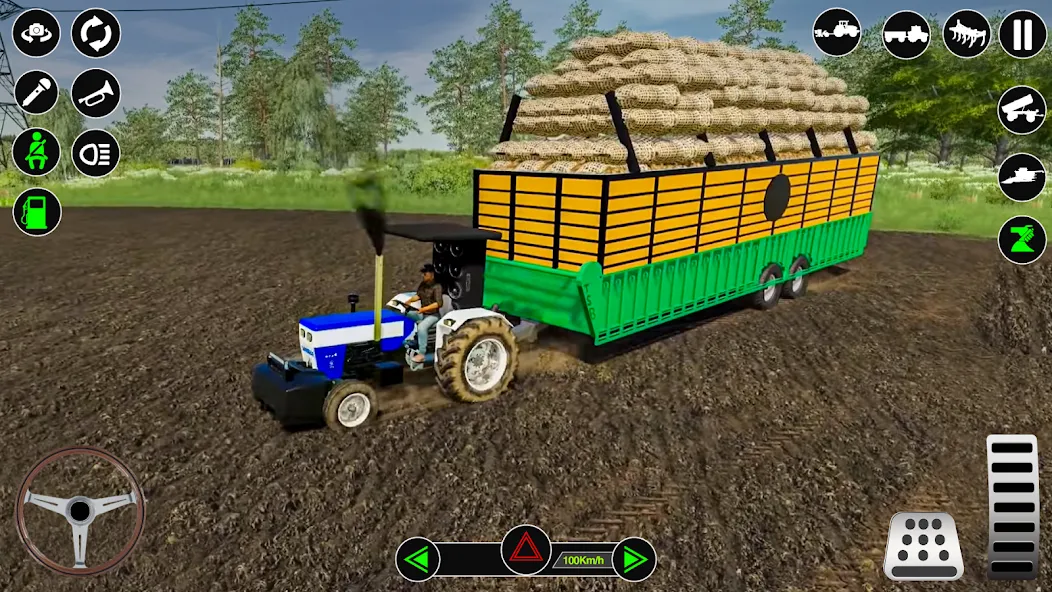 Скачать Farming Tractor Simulator Game на Android — Безлимитные деньги и топливо — скриншот 5 Скачать Farming Tractor Simulator Game на Android — Безлимитные деньги и топливо — скриншот 5