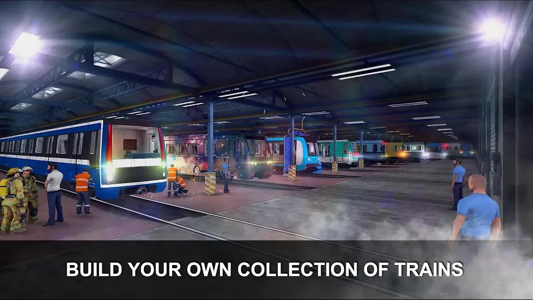 Скачать Subway Simulator 3D с модом — Безлимитные деньги и все поезда — скриншот 3