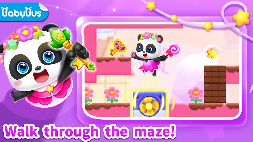 Скачать Little Panda’s Jewel Adventure на Android — Безлимитные монеты и все уровни открыты — скриншот 1