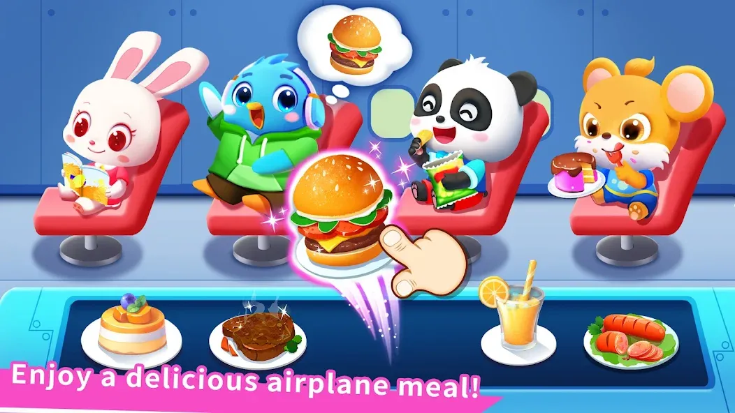 Baby Panda's Airport — Без рекламы и открыты все самолеты — скриншот 2