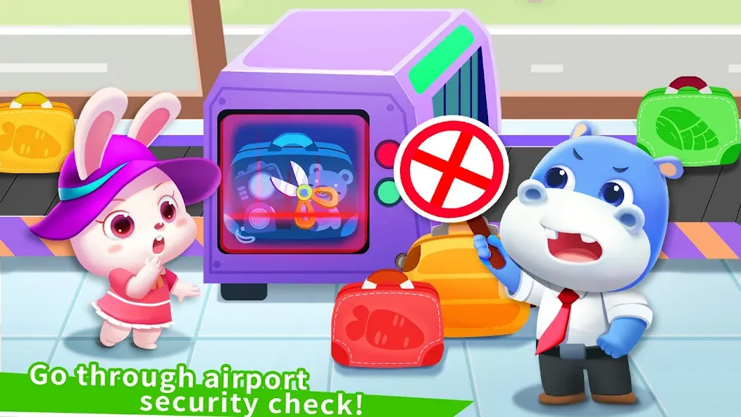 Baby Panda's Airport — Без рекламы и открыты все самолеты — скриншот 3