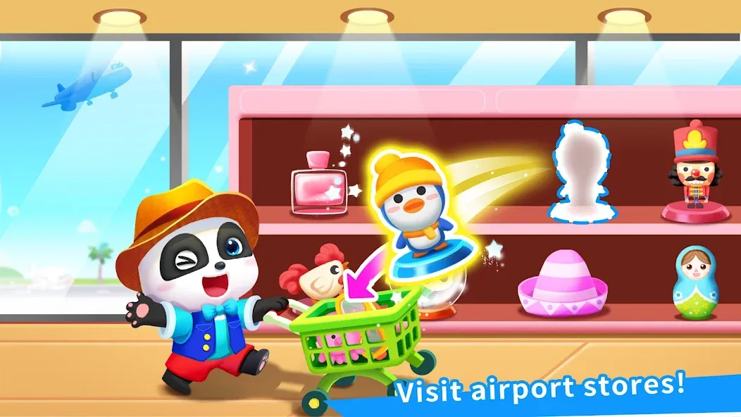 Baby Panda's Airport — Без рекламы и открыты все самолеты — скриншот 5