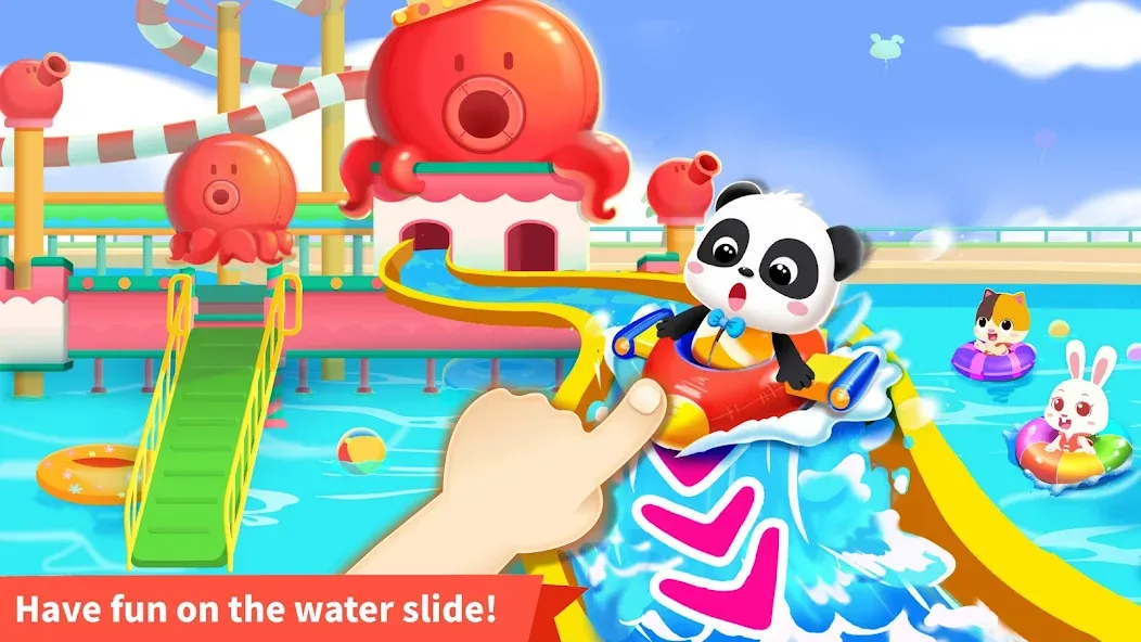 Скачать взломанную Baby Panda's Fun Park — Без рекламы и много монет — скриншот 2