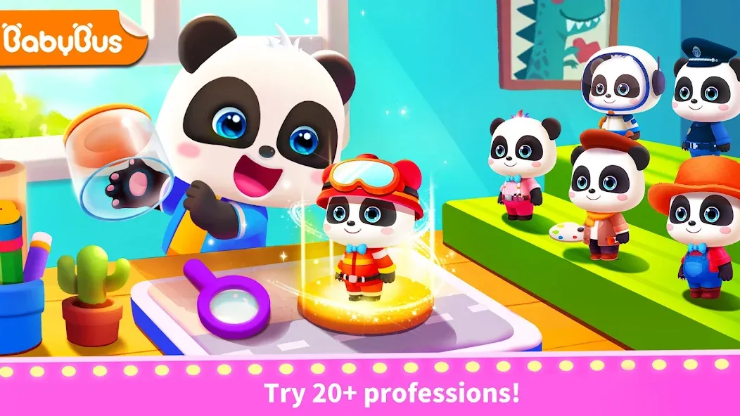 Baby Panda's Town: Life MOD APK — Много монет и все локации открыты — скриншот 1