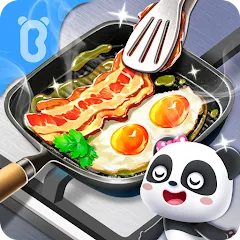 Baby Panda's Breakfast Cooking — Взломанная версия (Без рекламы и открыты все рецепты)
