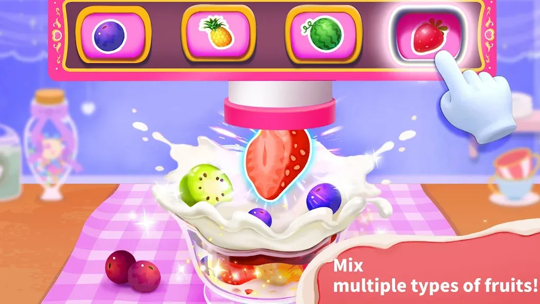 Скачать Baby Panda’s Ice Cream Shop (Мод: Безлимитные монеты и все рецепты) на Андроид — скриншот 3