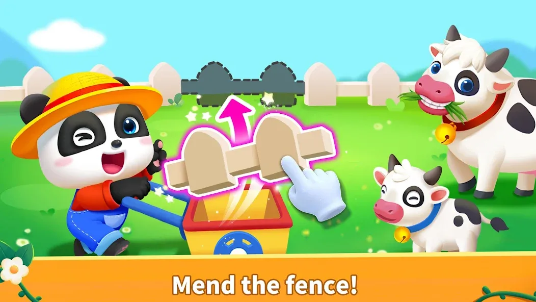 Взломанная Little Panda's Farm на Андроид — Безлимитные деньги и ресурсы — скриншот 3