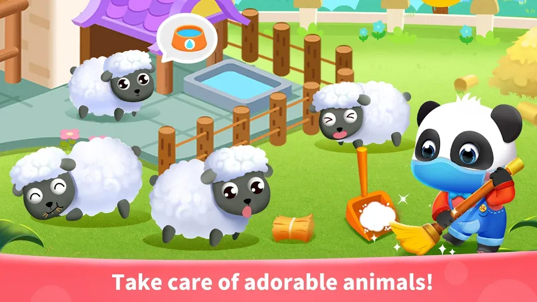 Взломанная Little Panda's Farm на Андроид — Безлимитные деньги и ресурсы — скриншот 4