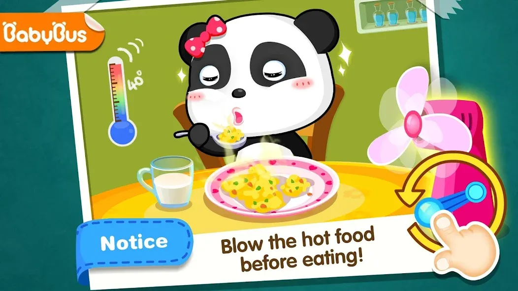 Baby Panda Home Safety MOD APK на Android — Все уровни и предметы открыты — скриншот 1