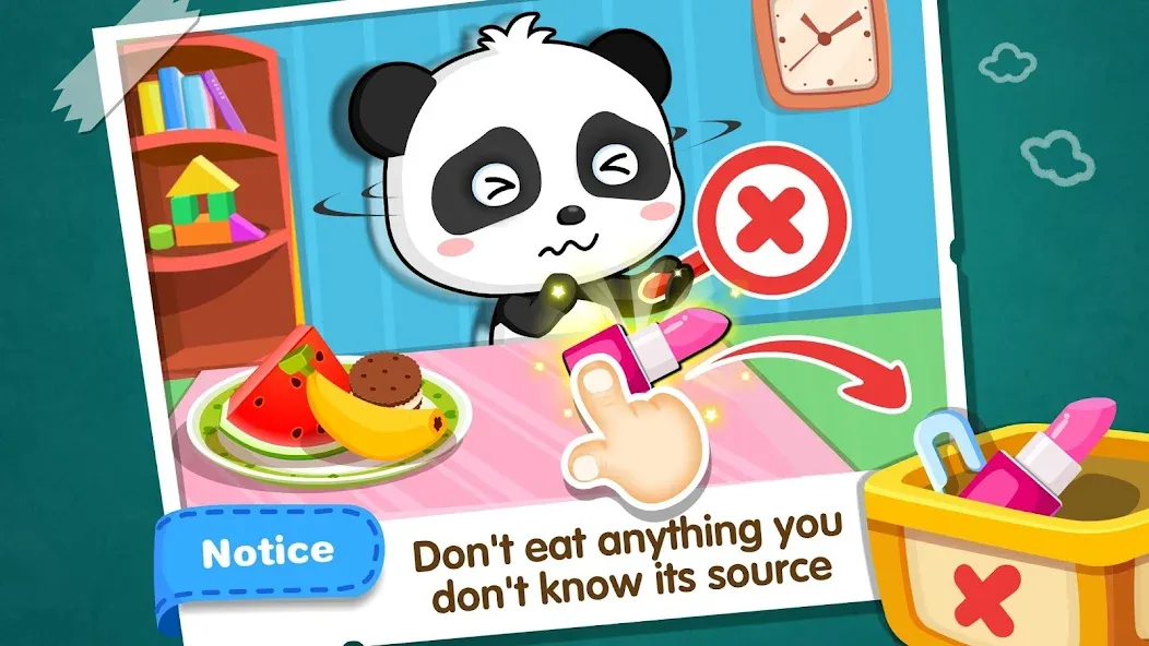 Baby Panda Home Safety MOD APK на Android — Все уровни и предметы открыты — скриншот 2