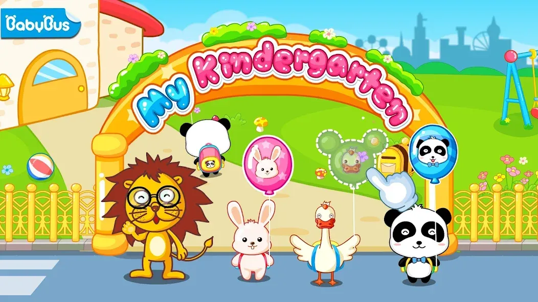 Baby Panda Kindergarten — Без рекламы и все предметы открыты — скриншот 1