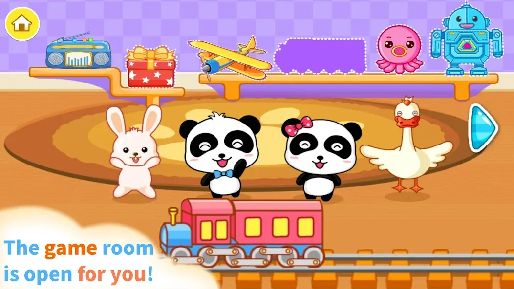 Baby Panda Kindergarten — Без рекламы и все предметы открыты — скриншот 2