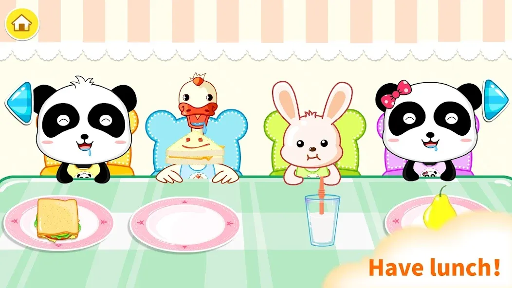 Baby Panda Kindergarten — Без рекламы и все предметы открыты — скриншот 3