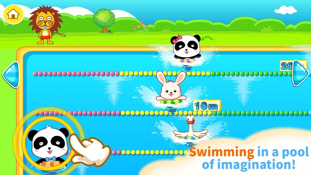 Baby Panda Kindergarten — Без рекламы и все предметы открыты — скриншот 5