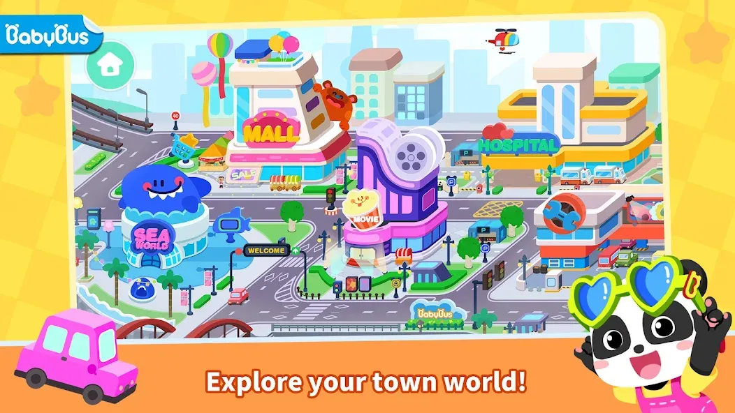 Скачать взлом Little Panda's Town: My World на Андроид — Все предметы разблокированы и без рекламы — скриншот 1