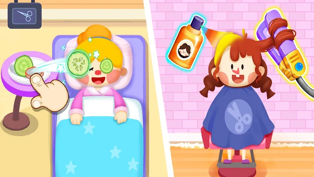 Скачать Little Panda's Town: Mall MOD APK — Разблокированы все магазины и локации — скриншот 5