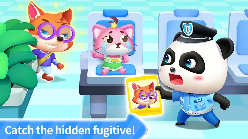 Little Panda Policeman — Мод: Без рекламы и открыты все уровни — скриншот 4