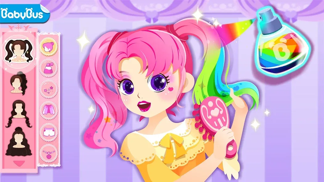 Скачать Little Panda: Princess Makeup на Android — Открыты все наряды и аксессуары — скриншот 3
