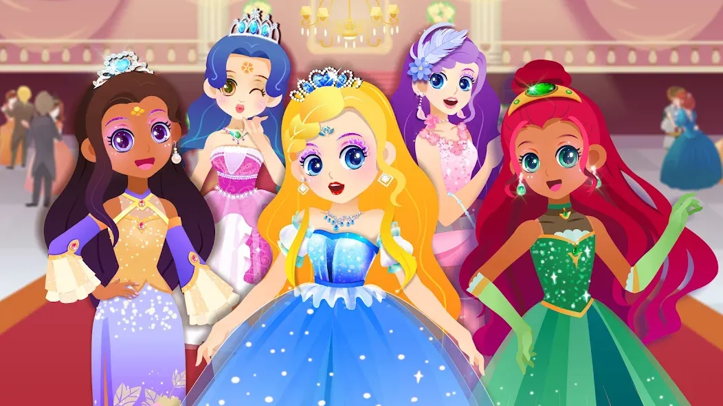 Скачать Little Panda: Princess Makeup на Android — Открыты все наряды и аксессуары — скриншот 5