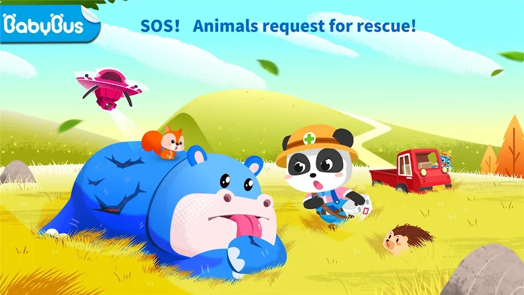 Baby Panda: Care for animals на Андроид — Много денег и все животные открыты — скриншот 1