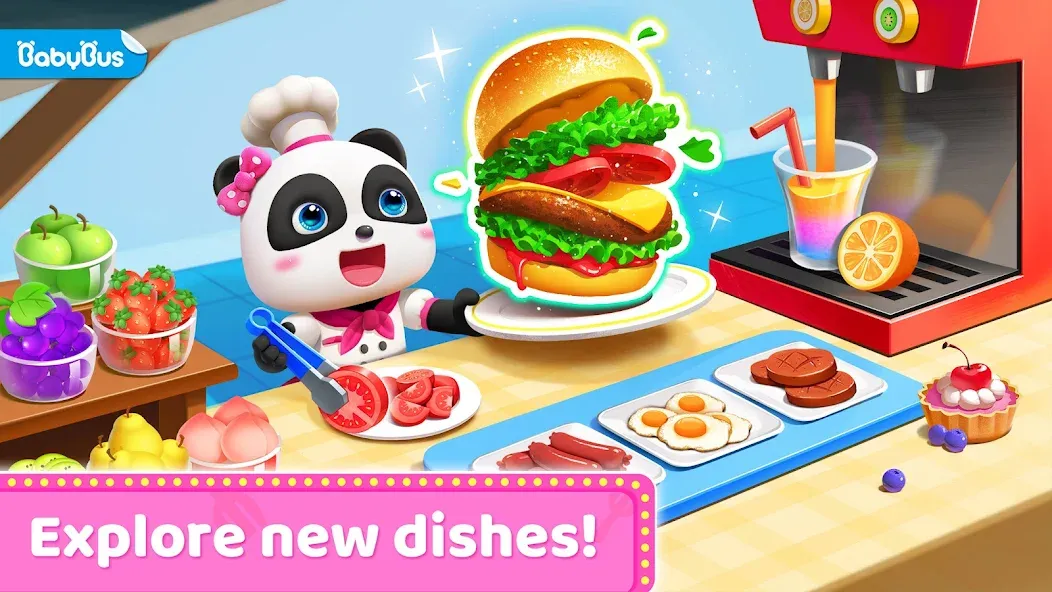 Скачать Little Panda's Restaurant — Безлимитные деньги и все блюда открыты — скриншот 1